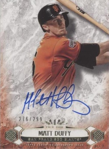 2016 Topps Tier One - Matt Duffy #BOA-MDF