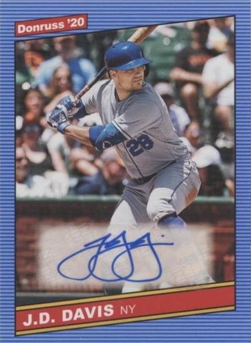 2020 Panini Donruss - J.D. Davis #86S-JD