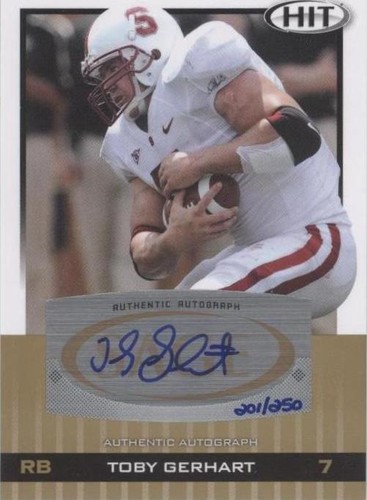 2010 SAGE Hit Toby Gerhart #A7