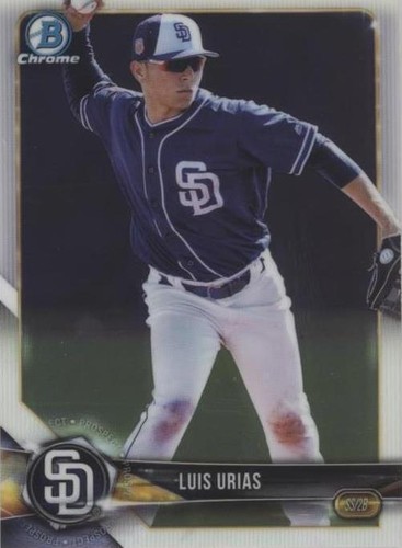 2018 Bowman Chrome Mega Box #BCP1 Luis Robert 1st Bowman Mojo