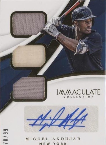 2018 Panini Immaculate Collection - Miguel Andujar #TMA-MA