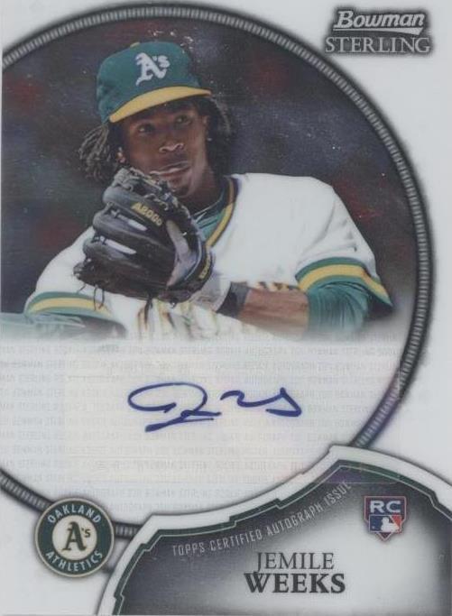 2011 Bowman Sterling - Jemile Weeks #21