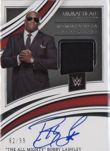 2022 Panini Immaculate Collection WWE - Bobby Lashley #MA-BLS