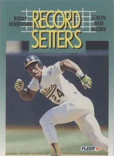 1992 Fleer - Rickey Henderson #681