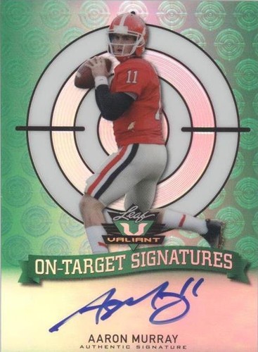 2014 Leaf Valiant Aaron Murray #OT-AM1