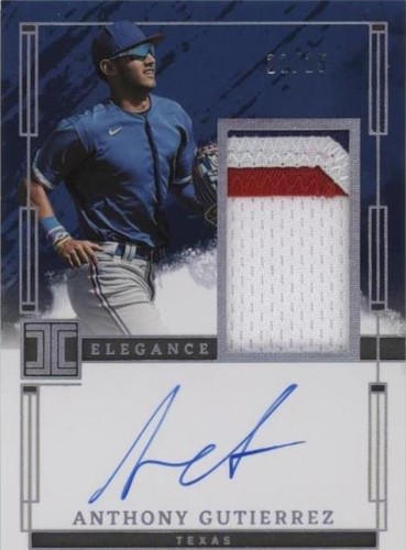 2024 Panini Impeccable - Anthony Gutierrez #EPJ-AG