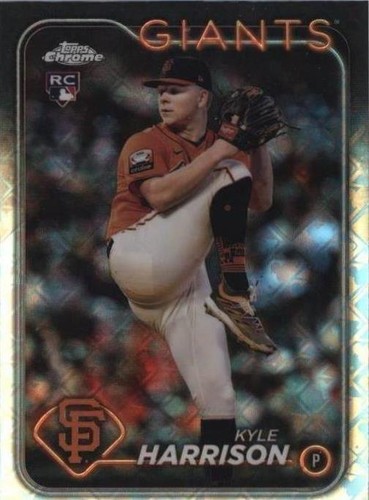 2024 Topps Chrome Logofractor Edition - Kyle Harrison #191