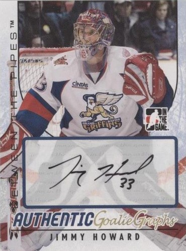 2007-08 In the Game Between the Pipes - Jimmy Howard #A-JHO