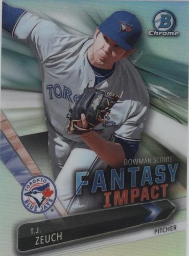 2016 Bowman Draft - T.J. Zeuch #BSI-TZ