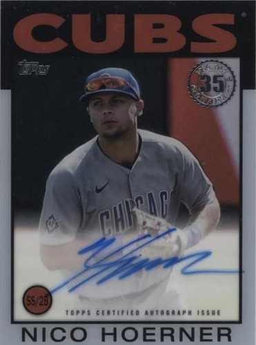 2021 Topps Clearly Authentic Autographs - Nico Hoerner #86TBA-NH