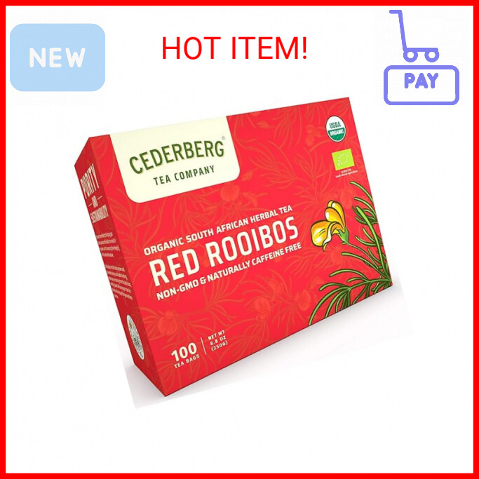 100 Teabags Usda Organic - Naturally Caffeine Free - Cederbe