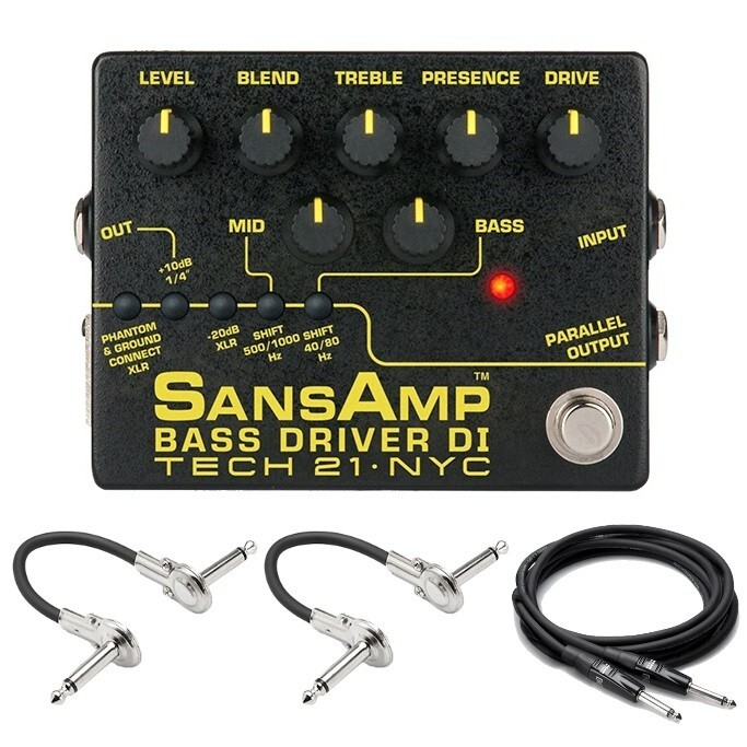 ベース SansAmp Bass Driver DI TECH 21 NYC Tech 21 NYC Sansamp Programmable Bass Driver DI Pedal