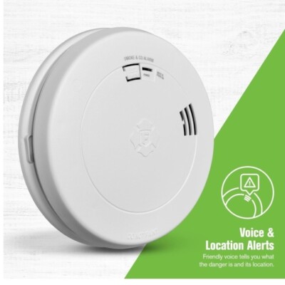First Alert  10-Year Battery-Operated  Smoke & Carbon Monoxide Alarm Voice Alert