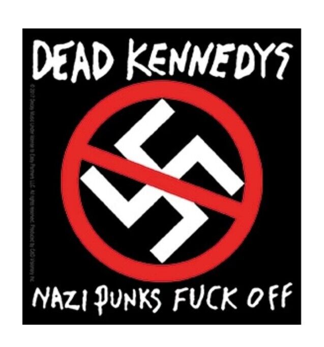 Dead  Kennedys Naz* punk F*** Off Premium Sticker Decal 4"x4.25"