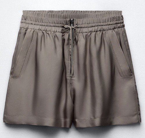 らさら SURF WASH EFFECT STRAIGHT BERMUDA SHORTS - Lilac | ZARA