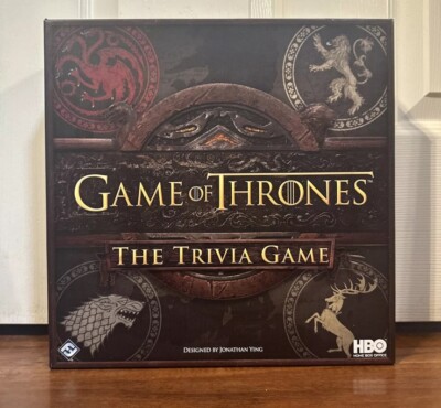 GoT GAME OF THRONES TRIVIA Board Game COMPLETE | 2015 HBO | CIB