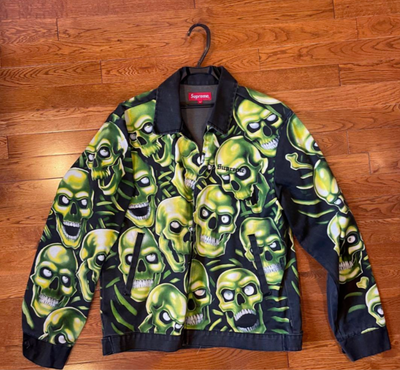Supreme skull top pile jacket