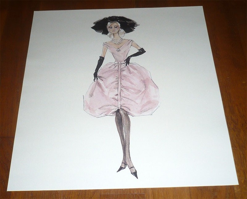 Poster Affiche Barbie Blush Becomes Her 2011 - 34 Cm X 38 Cm - Neuf