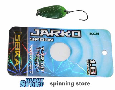 JARKO SPOON SEIKA 1,8 GR COL 50026 VERDE TUBERTINI  TROUT AREA SPINNING