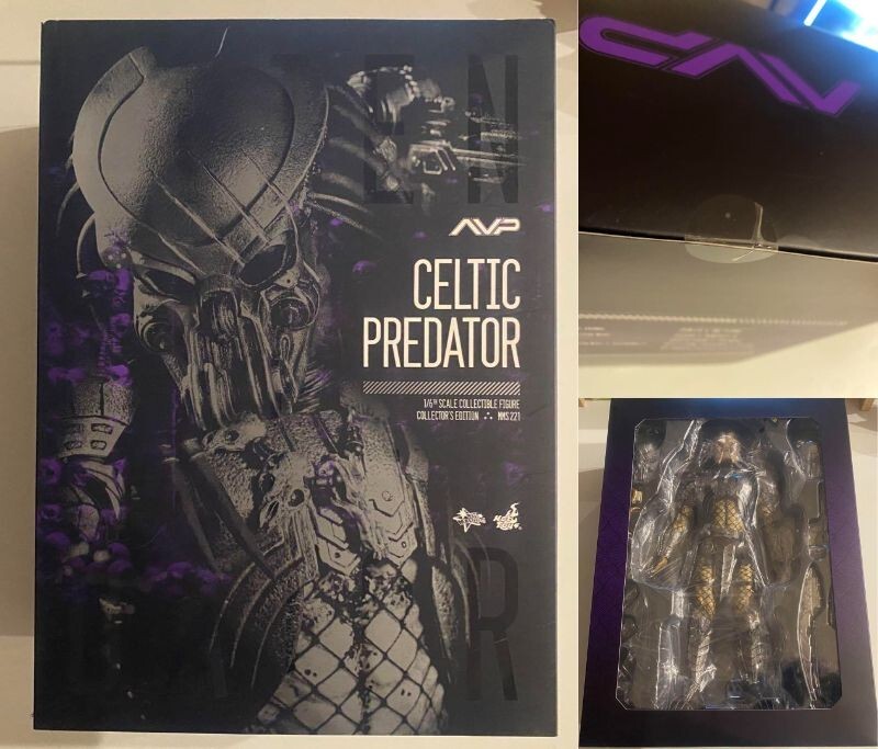 Hot Toys 1/6 MMS221 Aliens vs Predator Celtic Predator 2.0