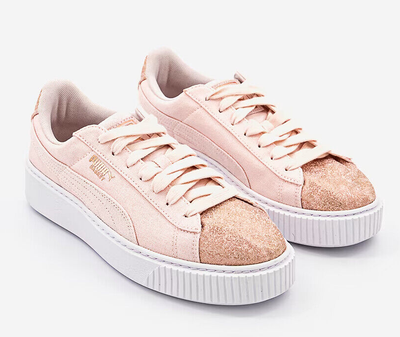 Puma basket best sale rose pale