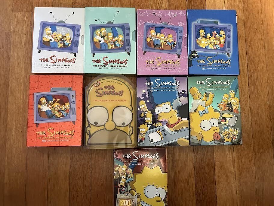 THE SIMPSONS SEASON DVD LOT- PICK & CHOOSE - FREE SHIPPING AFTER FIRST MOVIE-