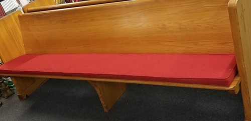 Nine 8 Foot and Two 6 Ft Solid Wood Church Pew Foyer Hallway Bench Local pickup