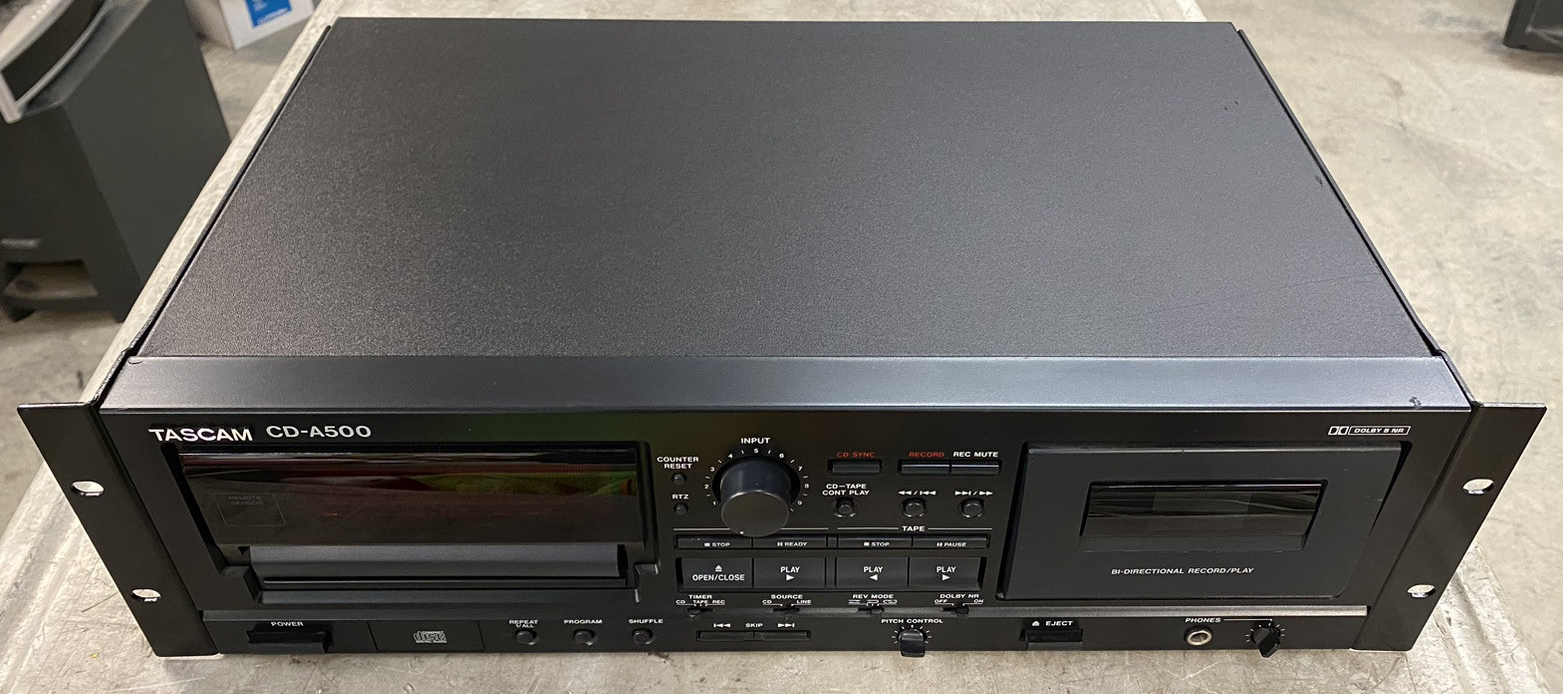 TASCAM CD-A500 オーディオデッキ CD-A550 | 業務用 CD プレーヤー/カセットデッキ | TASCAM (日本)