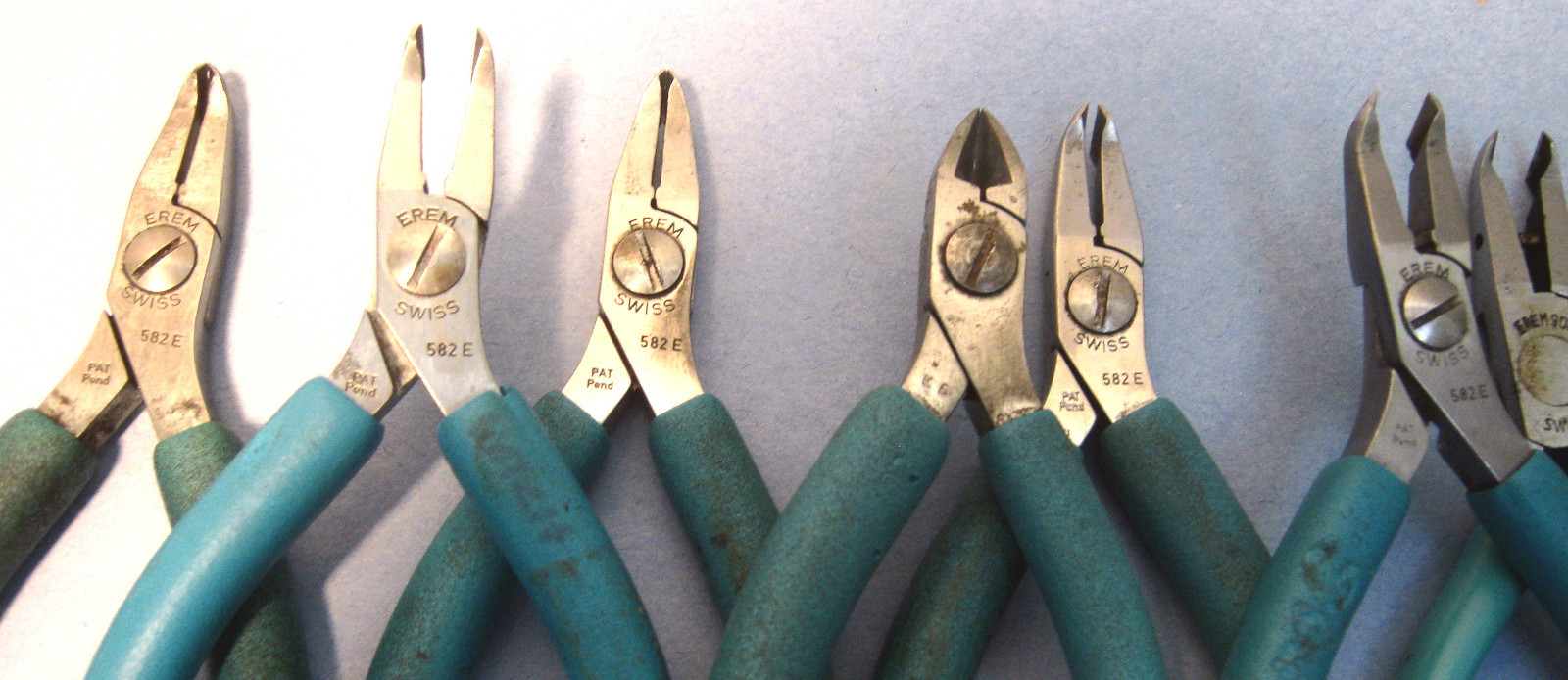 LOT OF 11-EREM SWISS MADE CUTTERS 582E 90E 597E 511E~ELECTONICS JEWELRY CRAFTS