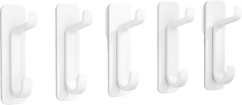 Adhesive Wall Hooks for Towels Coats - Stick on Hooks Hanging Heavy Duty, Metal