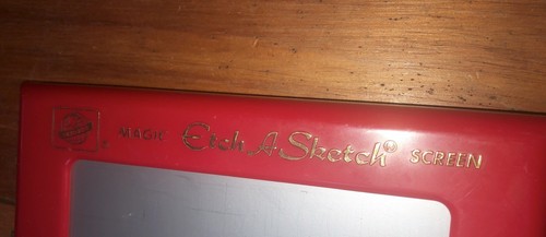 VTG 1960S NO.505 MAGIC ETCH A SKETCH SCREEN OHIO ART THE WORLD OF TOYS, WORKING