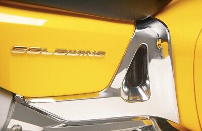Show Chrome Battery Side Covers Trim Fits Honda GL1800 Gold Wing 2001-2010