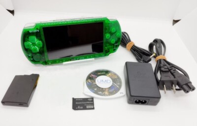 Sony PSP-3000 Clear Green Playstation Portable Handheld