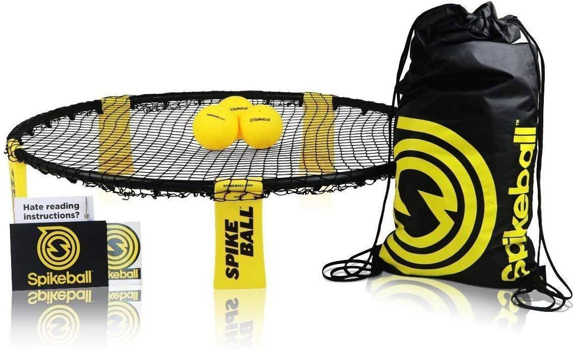 Ensemble de jeu de Spikeball (3 balles) – Cadeau intérieur extérieur pour les