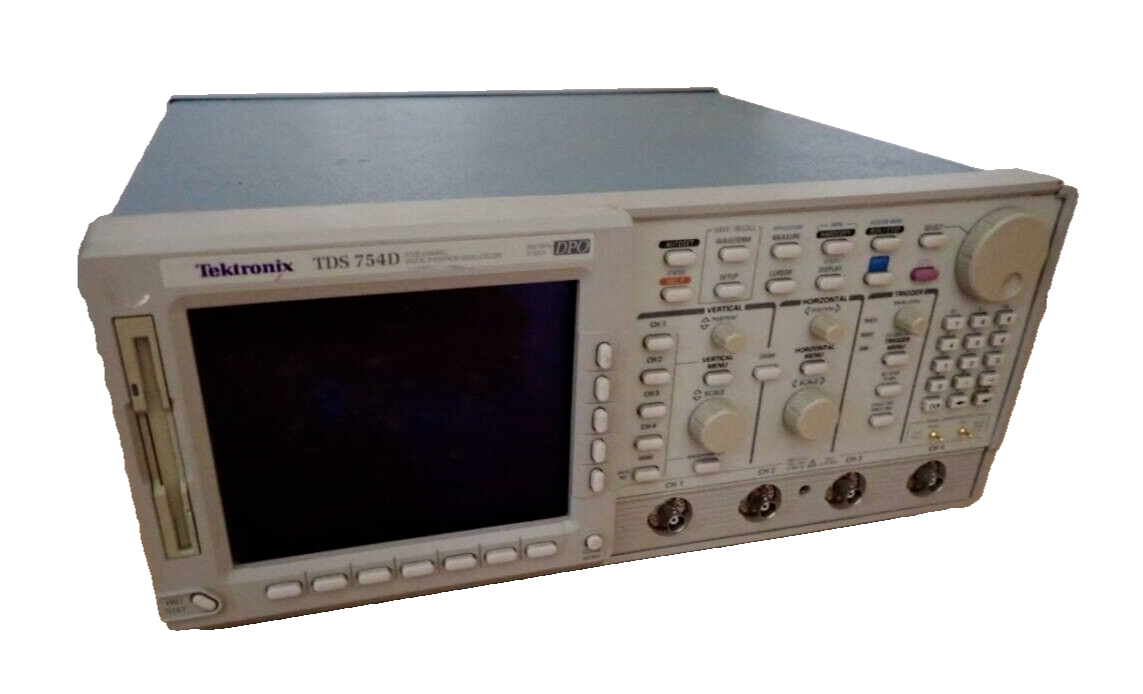 Tektronix TDS754D Oscilloscope 500MHz 2GS/s 4 Channels AS IS Tektronix TDS754D Oscilloscope 500MHz 2GS/s 4 Channels AS IS