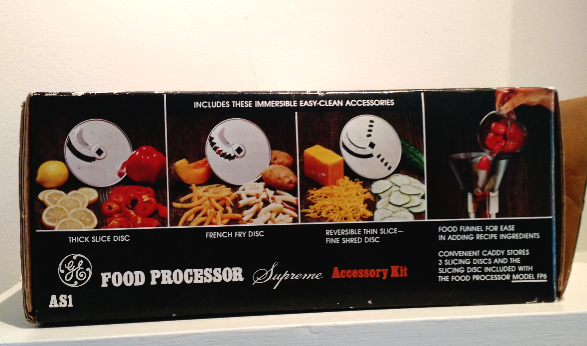 GE Food Processor Supreme, Accessory Kit  #AS1, for use with FP6
