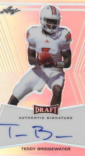 2014 Leaf Metal Draft Teddy Bridgewater #BA-TB2