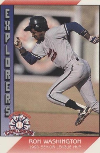 1991 Pacific Senior Professional Baseball Association - Ron Washington #48