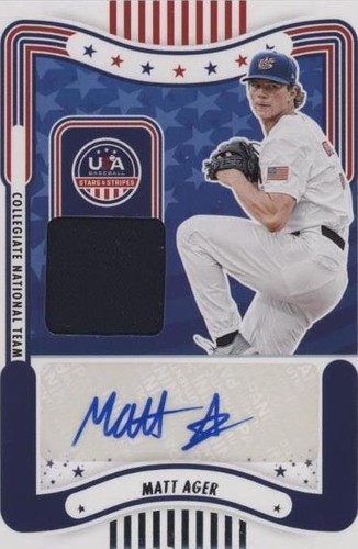 2024 Panini Stars and Stripes - Matt Ager #SM-MA