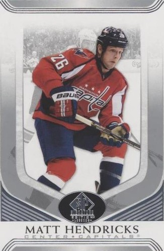 2020-21 Upper Deck SP Signature Edition Legends - Matt Hendricks #228