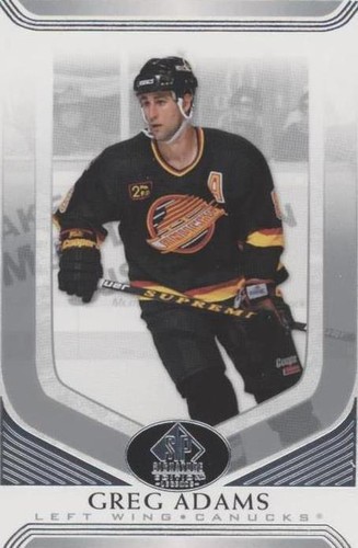 2020-21 Upper Deck SP Signature Edition Legends - Greg Adams #7