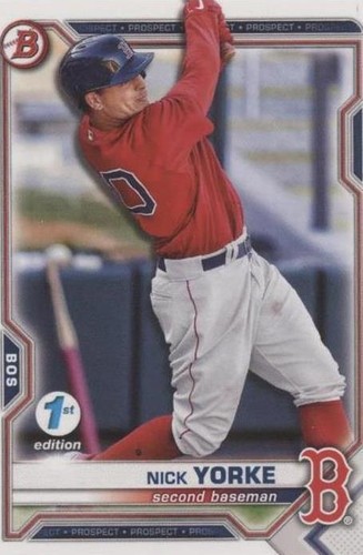 2021 Bowman Draft 1st Edition - Nick Yorke #BD-53