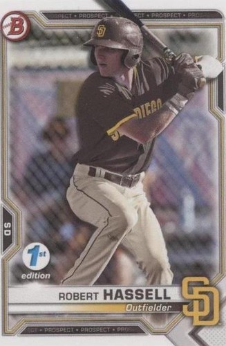 2021 Bowman 1st Edition - Robert Hassell #BFE-120