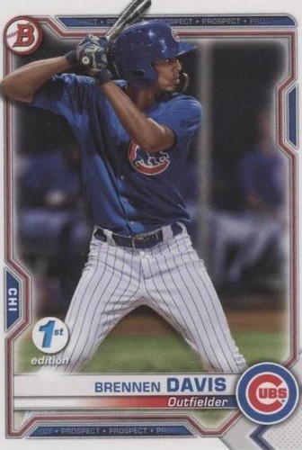 2021 Bowman 1st Edition - Brennen Davis #BFE-65