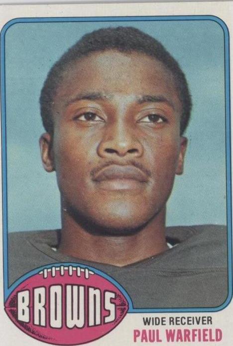 1976 Topps Paul Warfield #317
