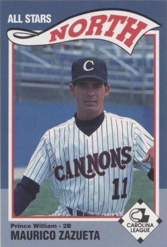 1990 Sportsprint Carolina League All Stars - Mauricio Zazueta #16