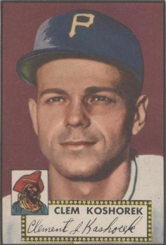 1952 Topps - Clem Koshorek #380