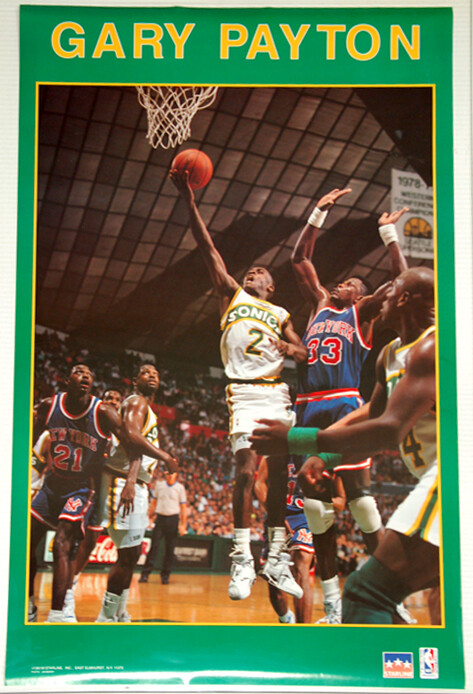 Sports Mem Cards Fan Shop Other Fan Apparel Souvenirs Gary Payton Seattle Supersonics Poster Free Us Shipping Procareindia Com