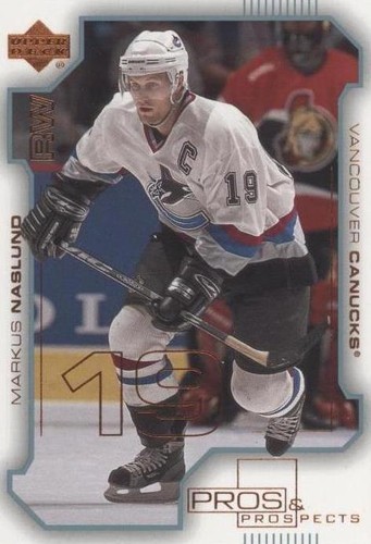 その他 Upper Deck Markus Naslund 1 of 1 Markus Naslund ROOKIE Hockey Card UPPER DECK RARE Vancouver