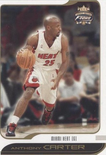 2001-02 Fleer Focus Jersey Edition - Anthony Carter #18